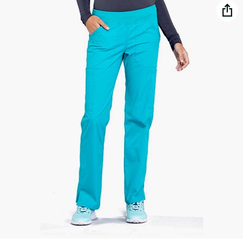 Women’s Cherokee Scrub Pant, XX-Small in Teal Blue